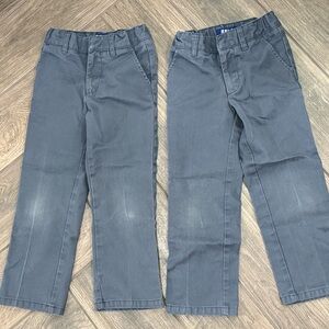 French Toast Relaxed Fit Twill Uniform Pants Bundle of Two